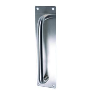 stainless steel pull handle on plate
